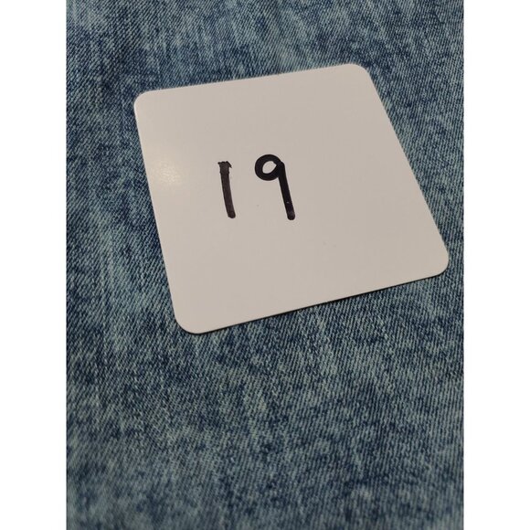 Marc Ecko Cut And Sew Mens Blue Denim Jeans Straight Fit Size 42x30 Baggy Y2K - Picture 12 of 12